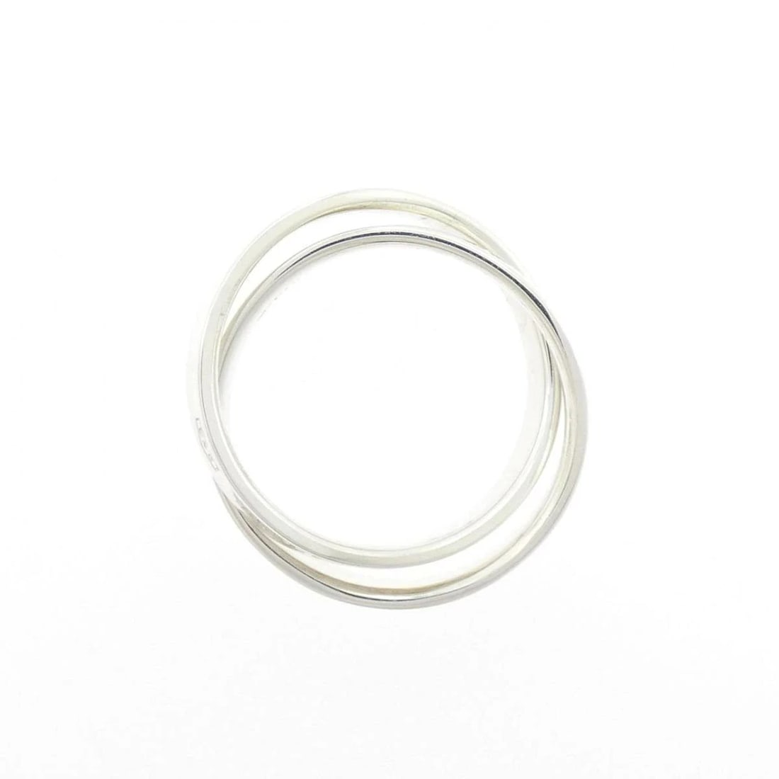 TIFFANY INTERLOCKING CIRCLE SILVER RING - 2