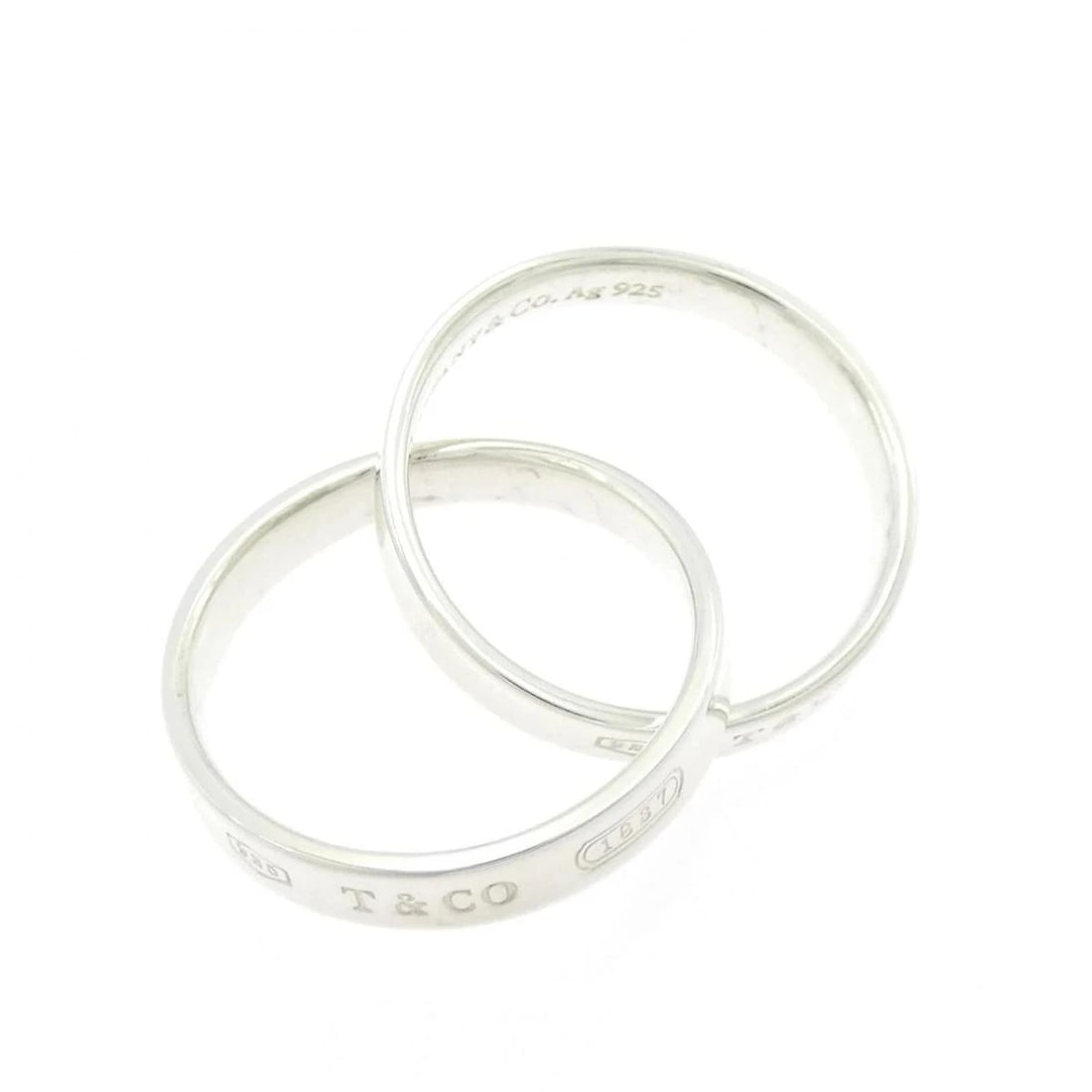 TIFFANY INTERLOCKING CIRCLE SILVER RING - 3