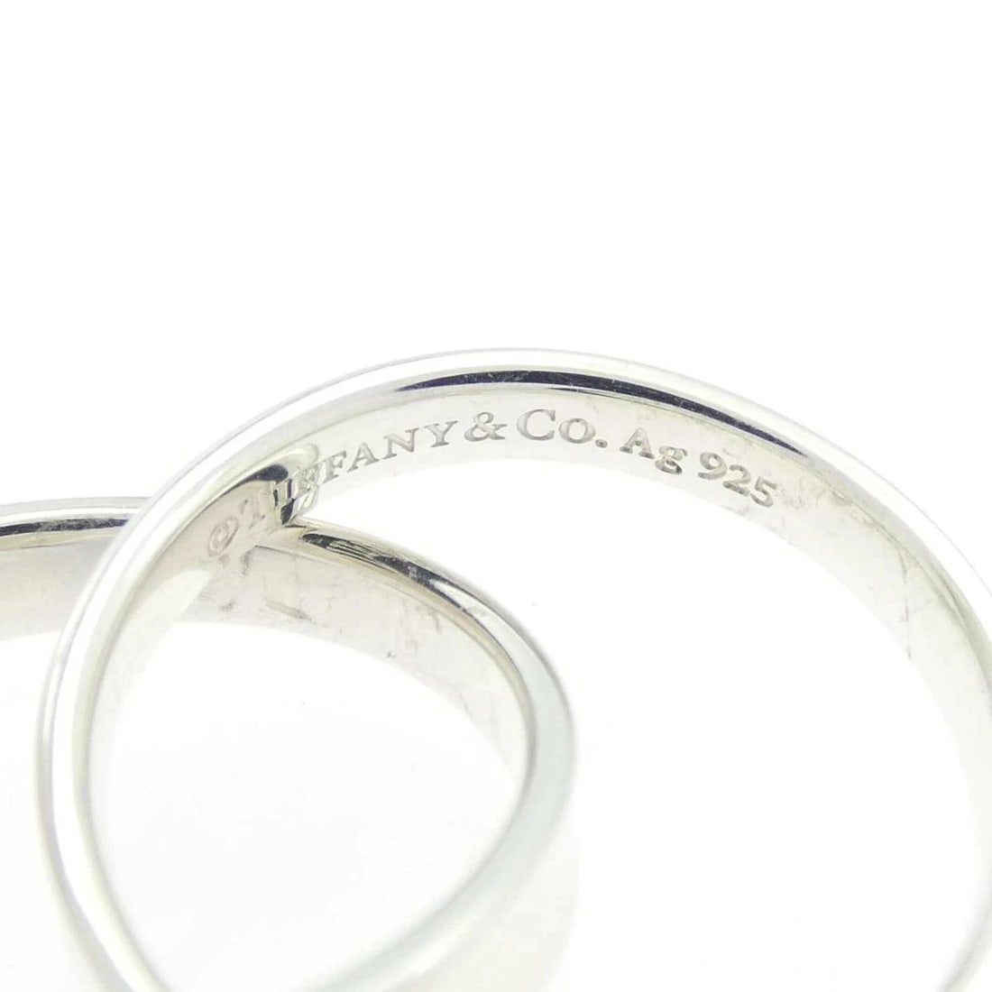 TIFFANY INTERLOCKING CIRCLE SILVER RING - 4