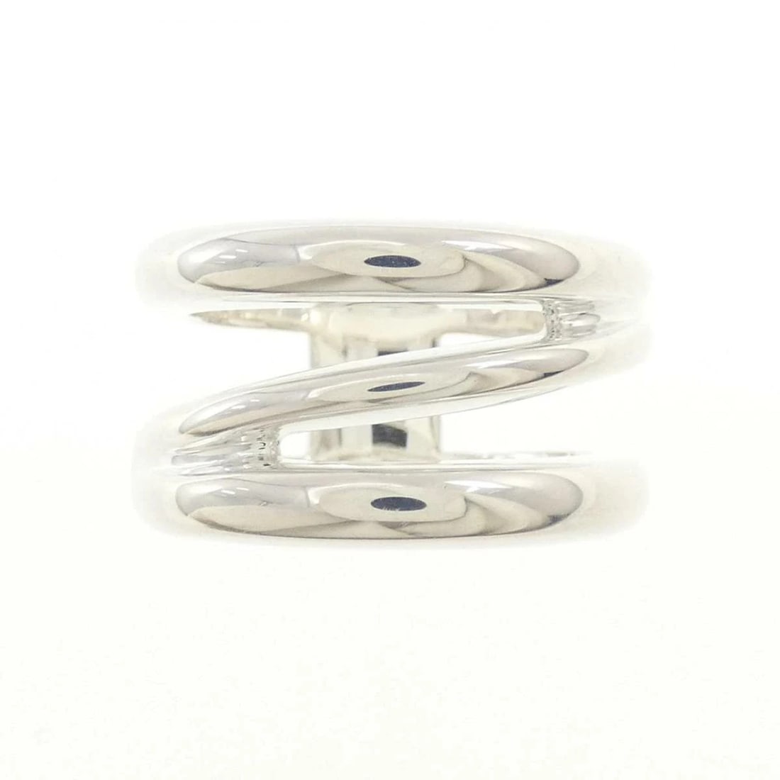 TIFFANY OPEN DIAGONAL RING 925 SILVER - 2
