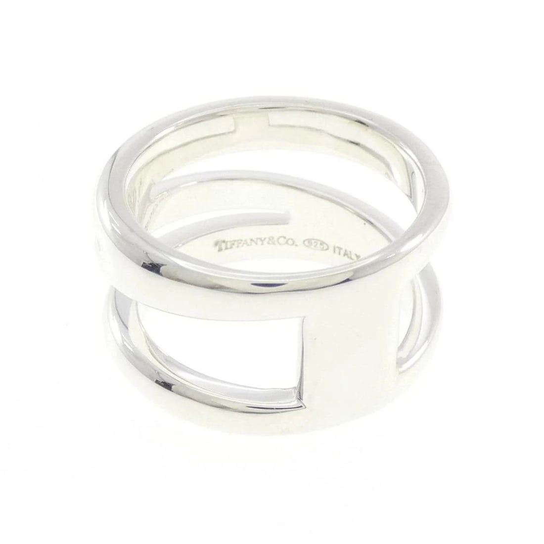 TIFFANY OPEN DIAGONAL RING 925 SILVER - 3