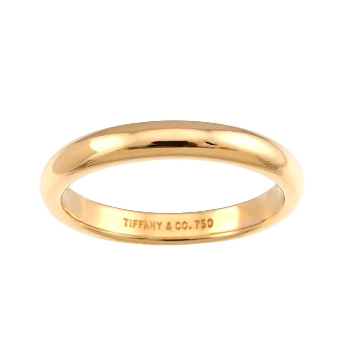 TIFFANY & CO. FOREVER BAND YELLOW GOLD RING: Tiffany & Co. Forever Band Yellow Gold Ring Brand: Tiffany & Co. Type/Style: Ring Material: 18K Yellow Gold, Color: Gold Size: US 5 Accessories: None Accessories Notice: When purchasing pr