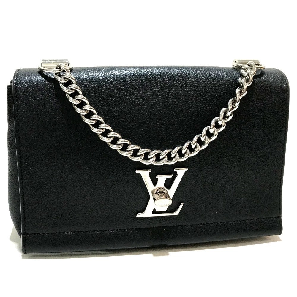 LOUIS VUITTON LOCK HAND BAG NOIR TAURILLON CLEMENCE: LOUIS VUITTON Lock Hand Bag Noir Taurillon Clemence Brand: LOUIS VUITTON Type/Style: Hand Bag Material: Taurillon ClemenceLeather Color: Noir / BlackxSilverHardware Size: W8.5xH5.9xD3.1inch / W21.5cmx