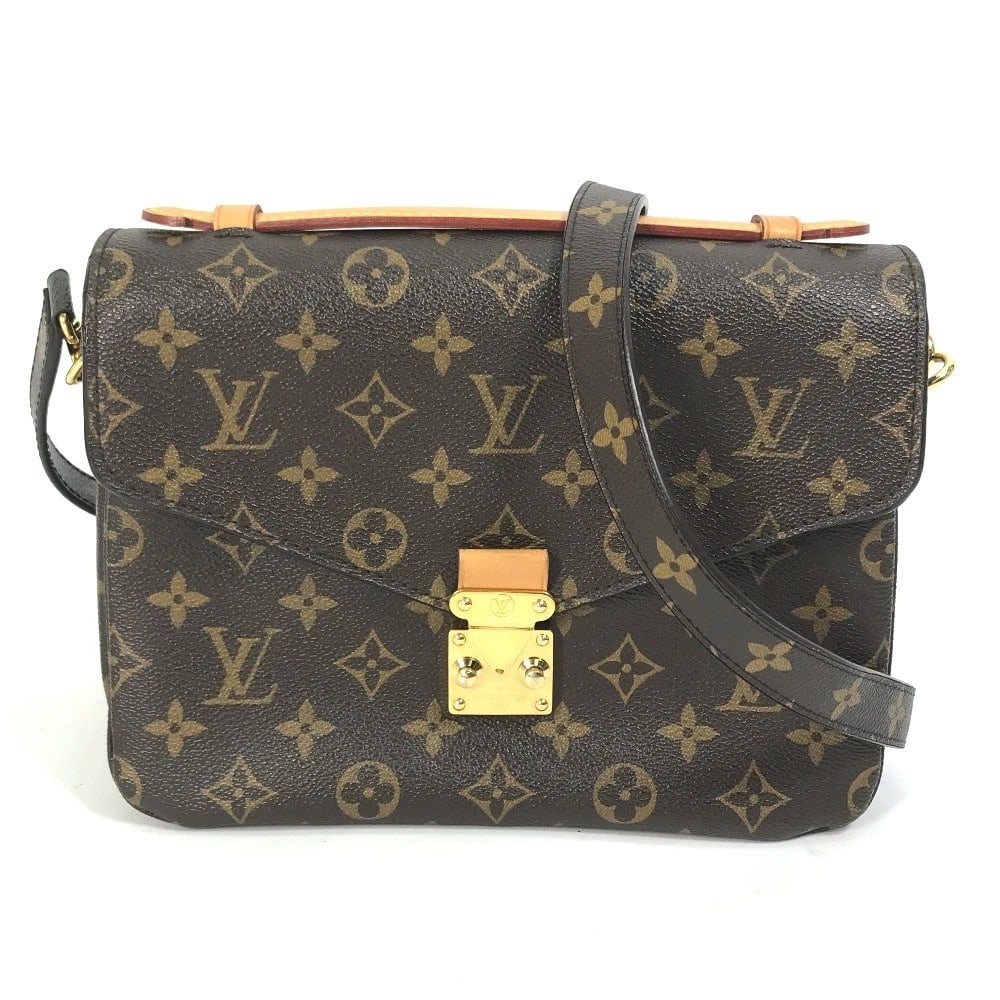 LOUIS VUITTON MONOGRAM 2WAY SHOULDER BAG HAND BAG: LOUIS VUITTON Monogram 2WAY Shoulder Bag Hand Bag Brand: LOUIS VUITTON Type/Style: Hand Bag Material: MonogramCanvas Color: Brown Size: W9.1xH7.1xD1.8inch / W23cmxH18cmxD4.5cm Accessories: None