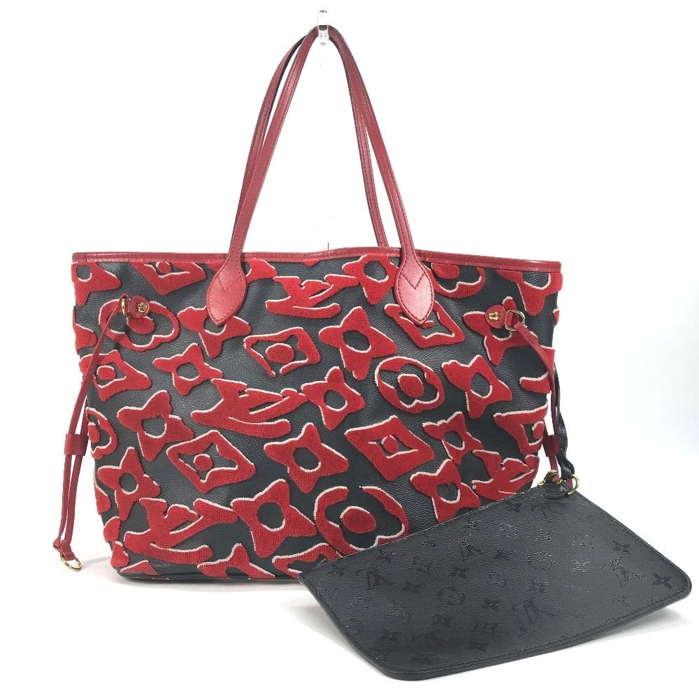 LOUIS VUITTON FISCHER NEVERFULL MM SHOULDER BAG WITH POUCH TOTE BAG (1 of 4)