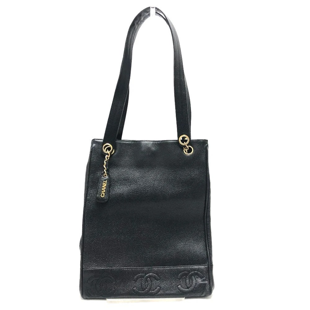 CHANEL TRIP LUCO CO SQUARE BAG TOTE BAG CAVIAR LEATHER BLACK: CHANEL Trip Luco co Square bag Tote Bag Caviar Leather Black Brand: CHANEL Type/Style: Tote Bag Material: Caviar Leather Color: Black Size: W9.8xH13.4xD5.3inch / W25cmxH34cmxD13.5cm Accessories: N