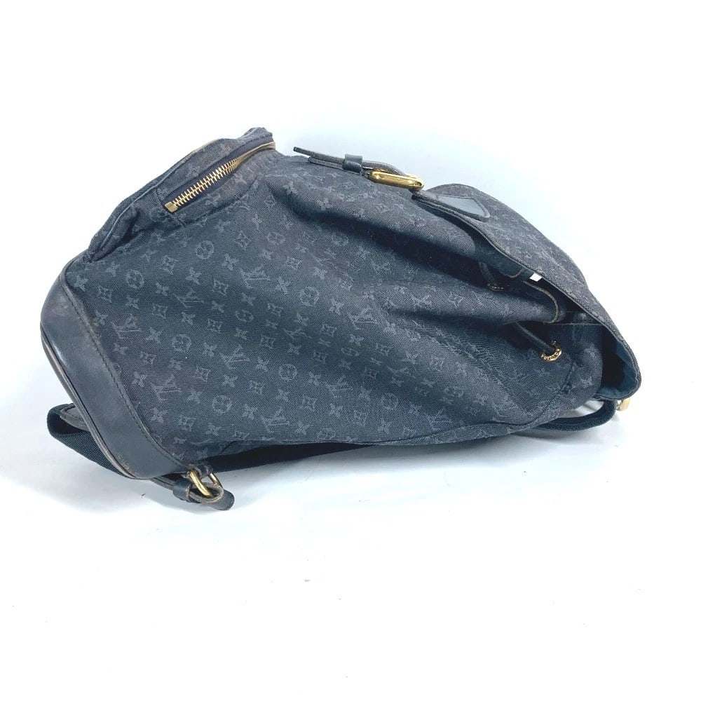 LOUIS VUITTON MONOGRAM MINI DENIM BACKPACK NAVY - 2
