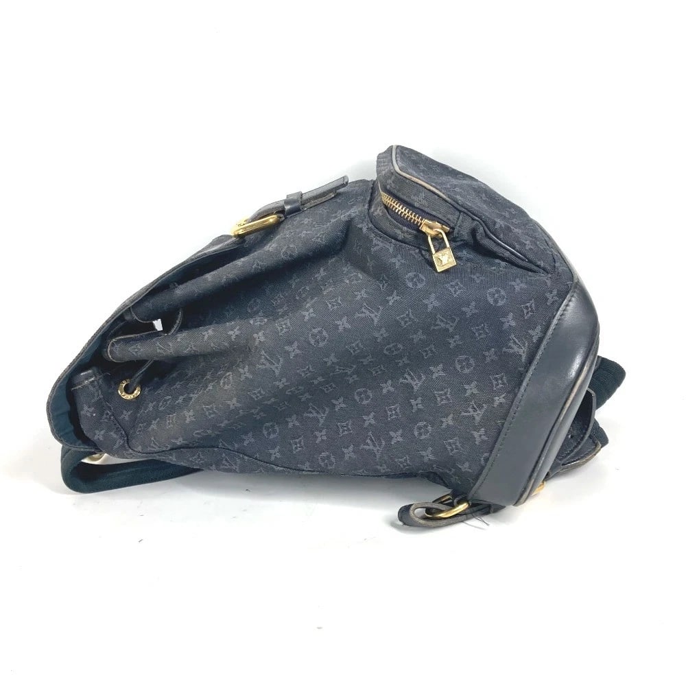 LOUIS VUITTON MONOGRAM MINI DENIM BACKPACK NAVY - 3