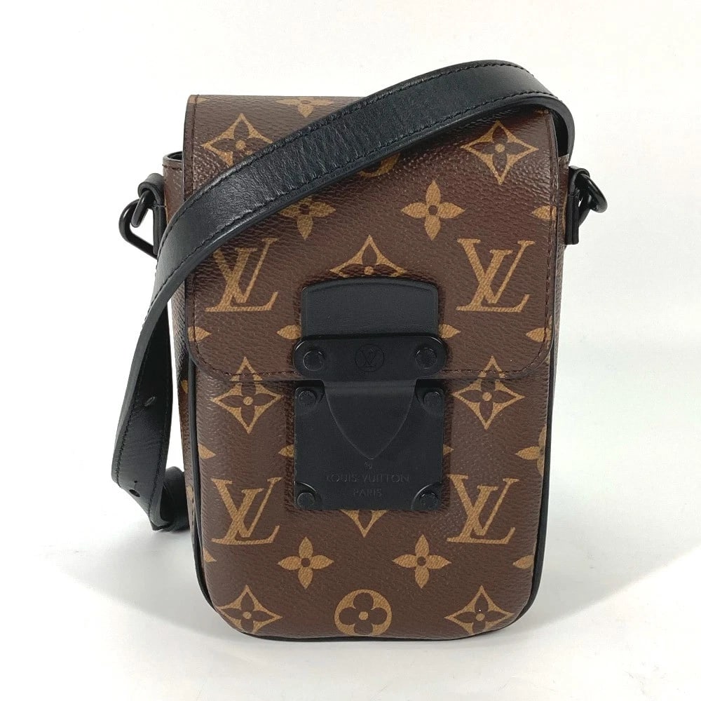 LOUIS VUITTON MONOGRAM SLOCK VERTICAL-WEARABLE WALLET: LOUIS VUITTON Monogram SLock Vertical-Wearable Wallet Brand: LOUIS VUITTON Type/Style: Shoulder Bag Material: MonogramCanvas Color: Marron / Brown Size: W4.7xH7.5xD2.8inch / W12cmxH19cmxD7cm