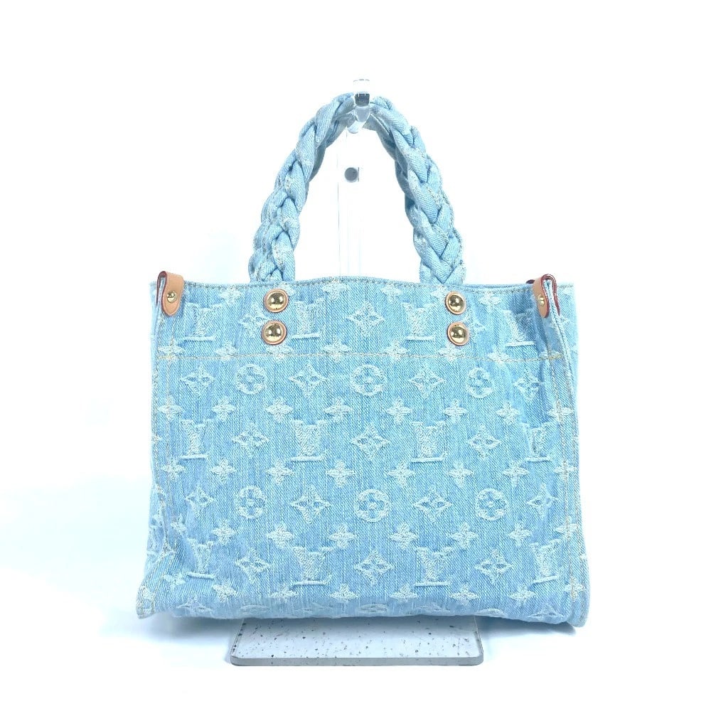 LOUIS VUITTON MONOGRAMDENIM LET GO BAG TOTE BAG HAND BAG: LOUIS VUITTON MonogramDenim Let go Bag Tote Bag Hand Bag Brand: LOUIS VUITTON Type/Style: Hand Bag Material: MonogramDenim Color: Sky Blue Denim / blue Size: W11.0xH9.1xD4.1inch / W28cmxH23cmxD10.5cm 
