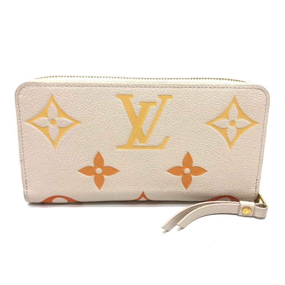 LOUIS VUITTON MONOGRAMEMPREINTE ZIPPY WALLET LONG WALLET: LOUIS VUITTON MonogramEmpreinte Zippy Wallet Long Wallet Brand: LOUIS VUITTON Type/Style: Long Wallet Material: MonogramEmpreinteLeather Color: BeigexGoldHardware Size: W7.7xH4.1xD1.0inch /