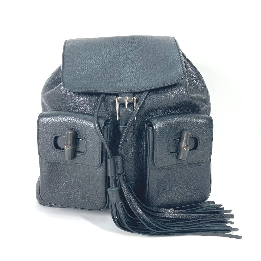 GUCCI BAMBOO BACKPACK FRINGE TASSEL BAG (1 of 4)