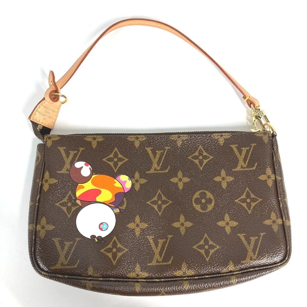 LOUIS VUITTON MONOGRAM PANDA POUCH HAND BAG: LOUIS VUITTON Monogram Panda Pouch Hand Bag Brand: LOUIS VUITTON Type/Style: Shoulder Bag Material: MonogramCanvas Color: Brown Size: W8.1xH4.7xD1.6inch / W20.5cmxH12cmxD4cm Accessories: None