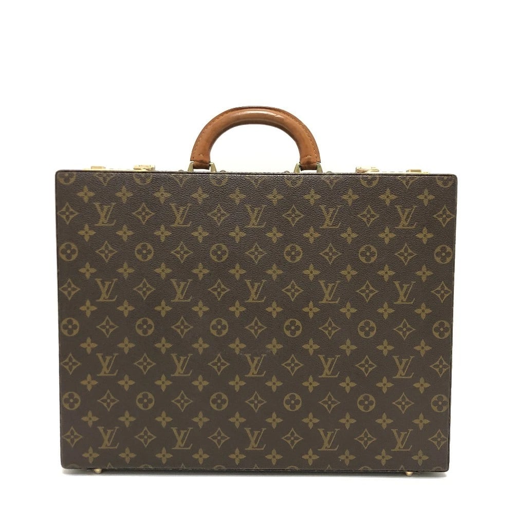 LOUIS VUITTON MONOGRAM CRUSHER BRIEFCASE: LOUIS VUITTON Monogram crusher Briefcase Brand: LOUIS VUITTON Type/Style: Briefcase Material: MonogramCanvas Color: BrownxGoldHardware Size: W16.7xH12.8xD3.1inch / W42.5cmxH32.5cmxD8cm Accessories: