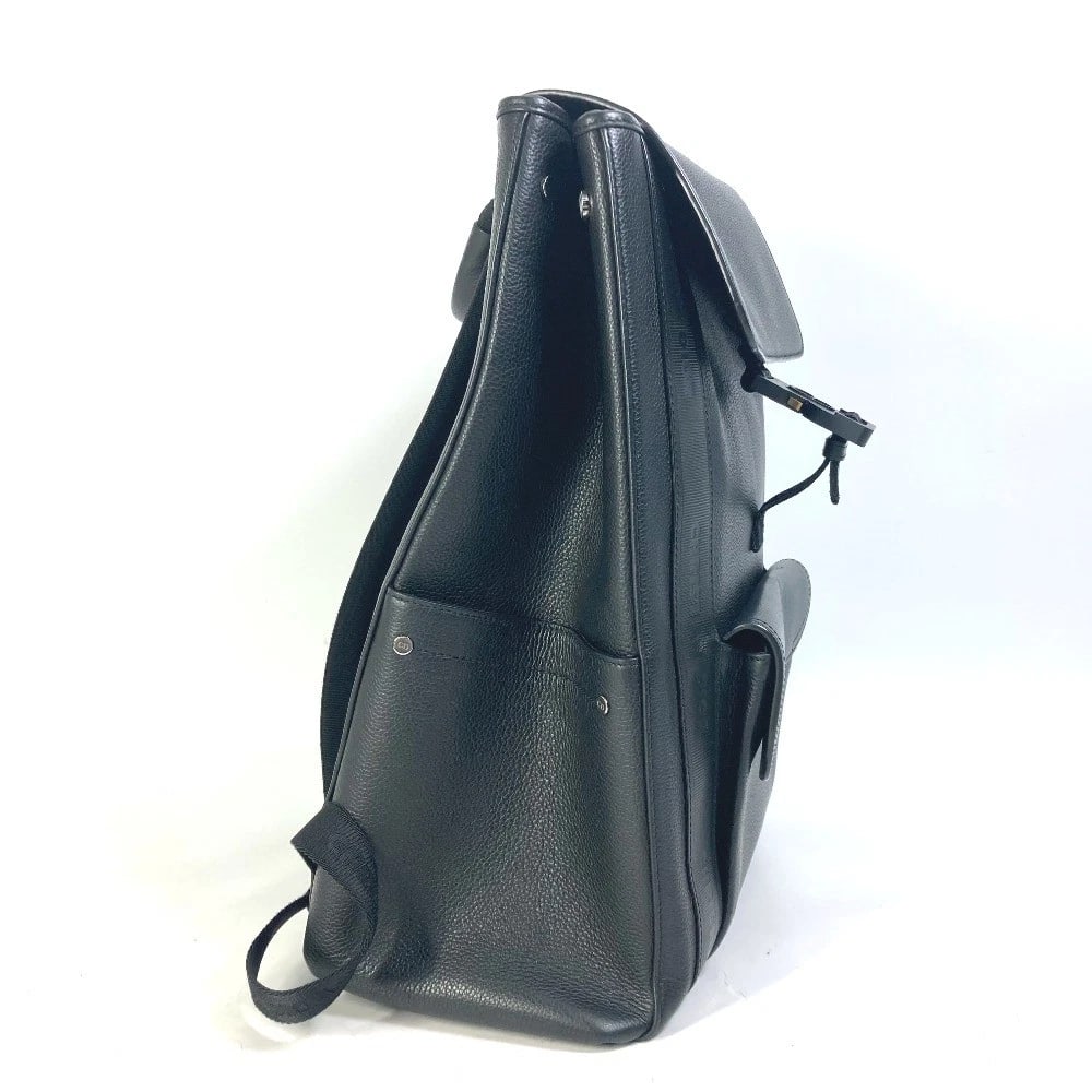 DIOR SADDLE BACKPACK BAG BACKPACK LEATHER BLACK - 3