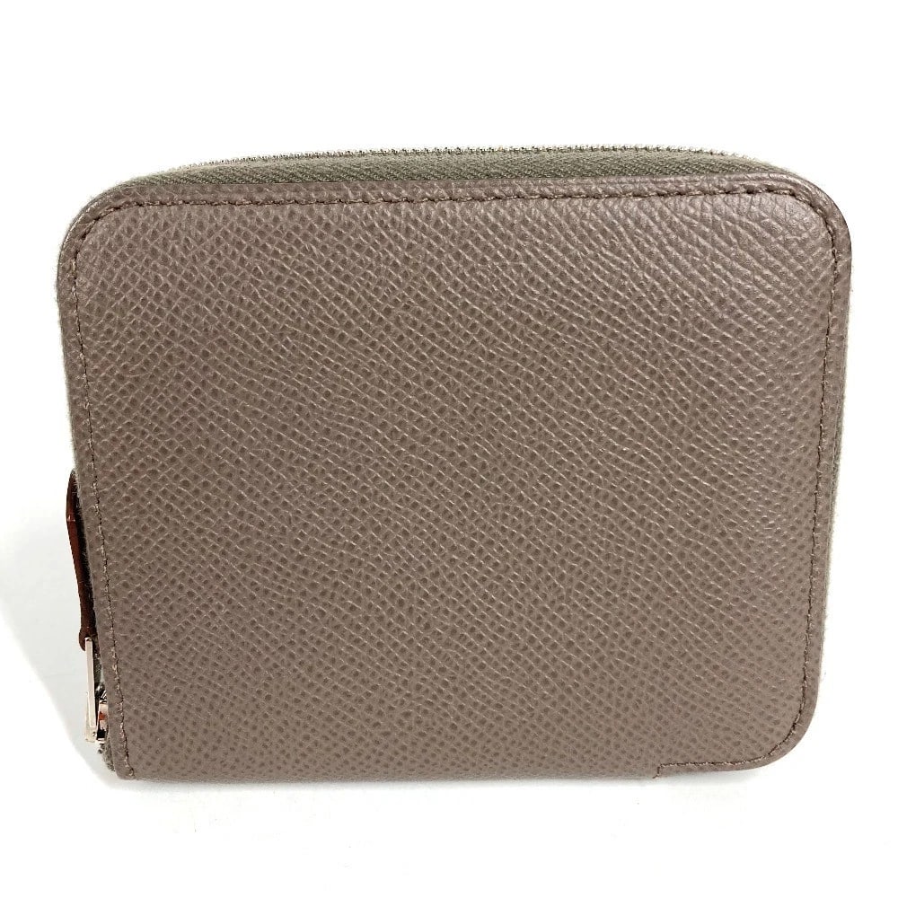 HERMES AZAP WALLET COIN COMPARTMENT ZIP AROUND COIN PURSE: HERMES Azap Wallet Coin Compartment Zip Around coin purse Brand: HERMES Type/Style: coin purse Material: Epsom Color: gray Size: W4.3xH3.5inch / W11cmxH9cm Accessories: None Accessories Notice: When