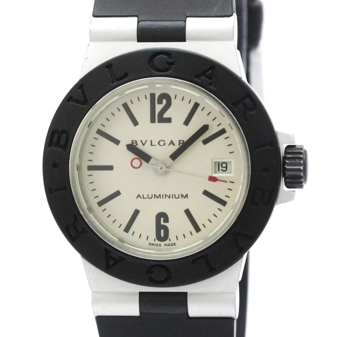 BVLGARI ALUMINUM RUBBER QUARTZ WATCH (1 of 4)
