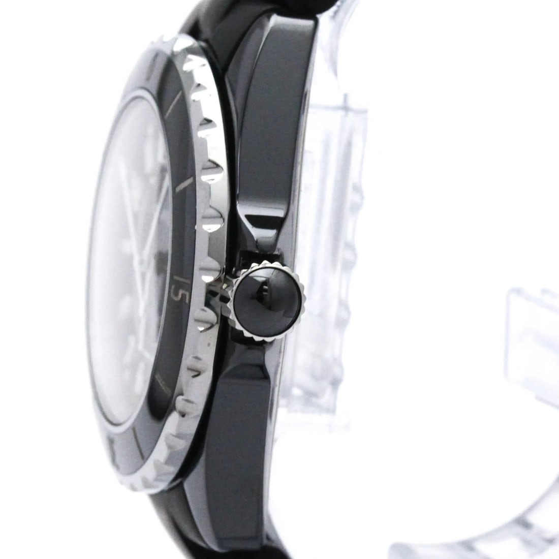 CHANEL J12 CERAMIC RUBBER AUTOMATIC WATCH - 3