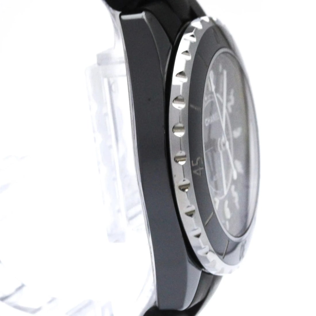 CHANEL J12 CERAMIC RUBBER AUTOMATIC WATCH - 4