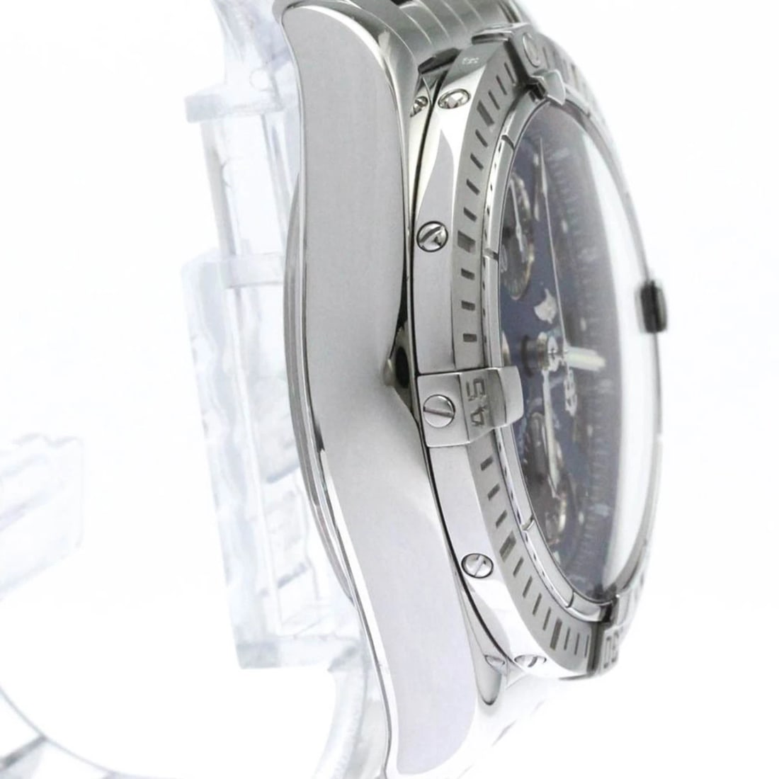 BREITLING CHRONOMAT EVOLUTION BLUE IMPULSE WATCH - 5