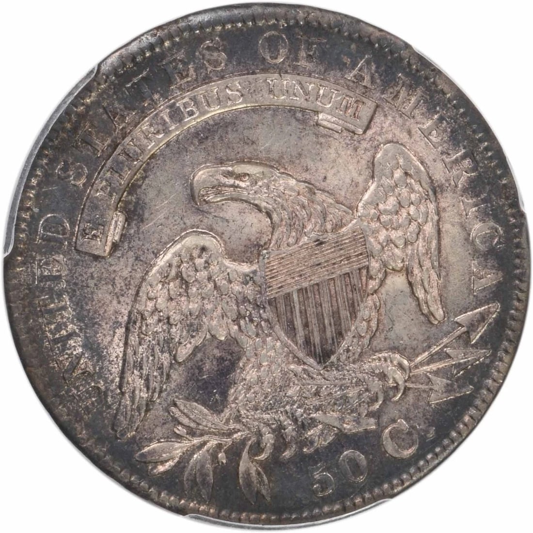 1834 BUST HALF DOLLAR LARGE DATE SMALL LETTERS - 2