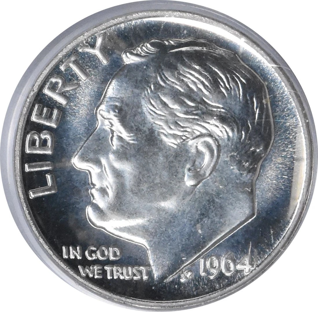 1964 ROOSEVELT SILVER DIME: 1964 Roosevelt Silver Dime Year: 1964 Composition: 90% Silver, 10% Copper Denomination: 10C Country of Origin: United States Accessories: None Accessories Notice: When purchasing pre-owned goods,