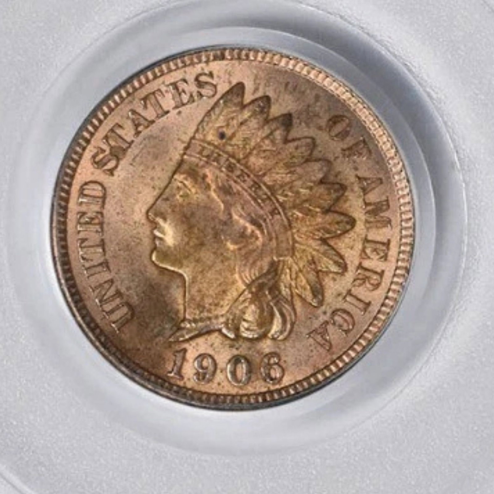1906 INDIAN CENT: 1906 Indian Cent Year: 1906 Composition: Copper Denomination: Small Cent Country of Origin: United States Accessories: None Accessories Notice: When purchasing pre-owned goods, please refer to the