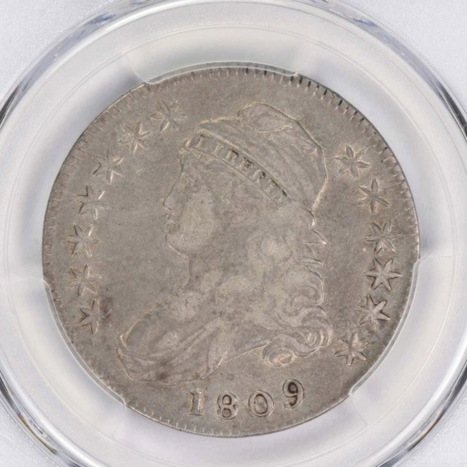 1809 BUST SILVER HALF DOLLAR - 2
