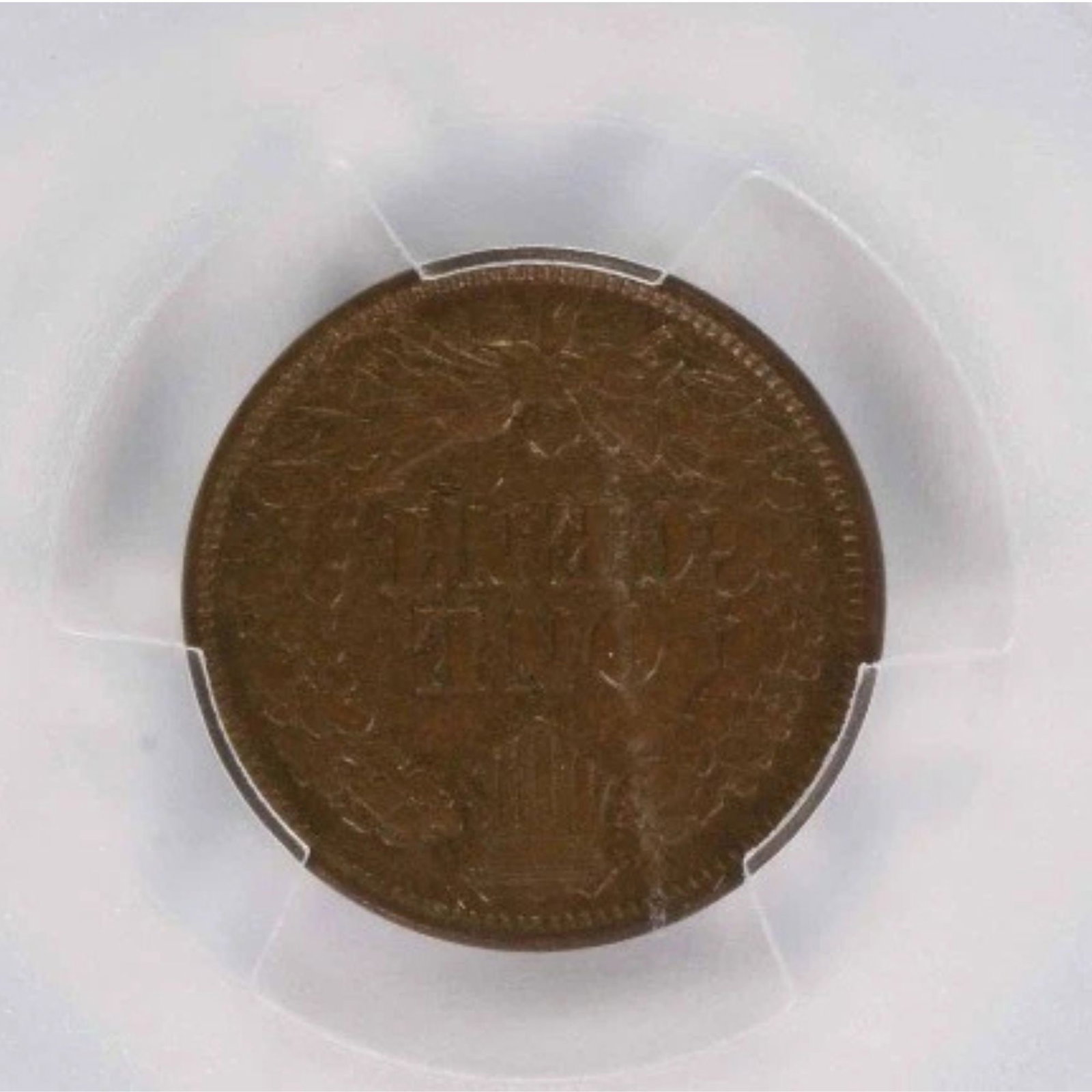 1873 INDIAN CENT CLOSED - 2