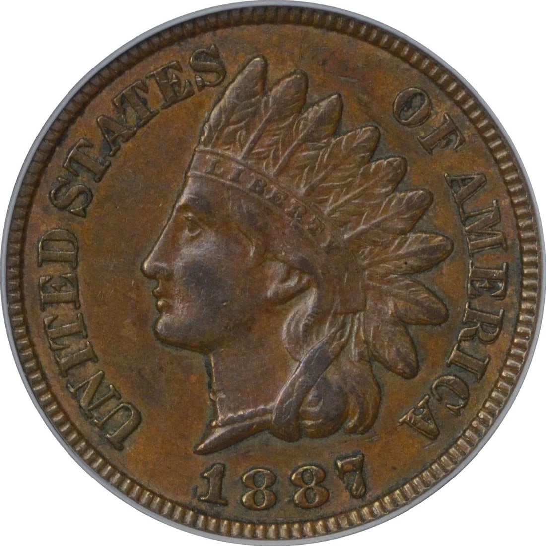 1887 INDIAN CENT - 2