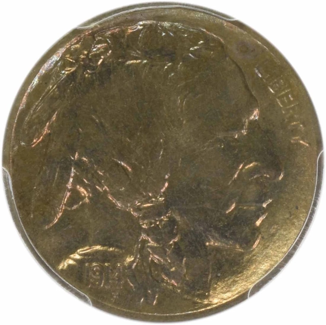 1914 BUFFALO NICKEL: 1914 Buffalo Nickel Year: 1914 Composition: 75% Copper, 25% Nickel Denomination: 5C Country of Origin: United States Accessories: None Accessories Notice: When purchasing pre-owned goods, please