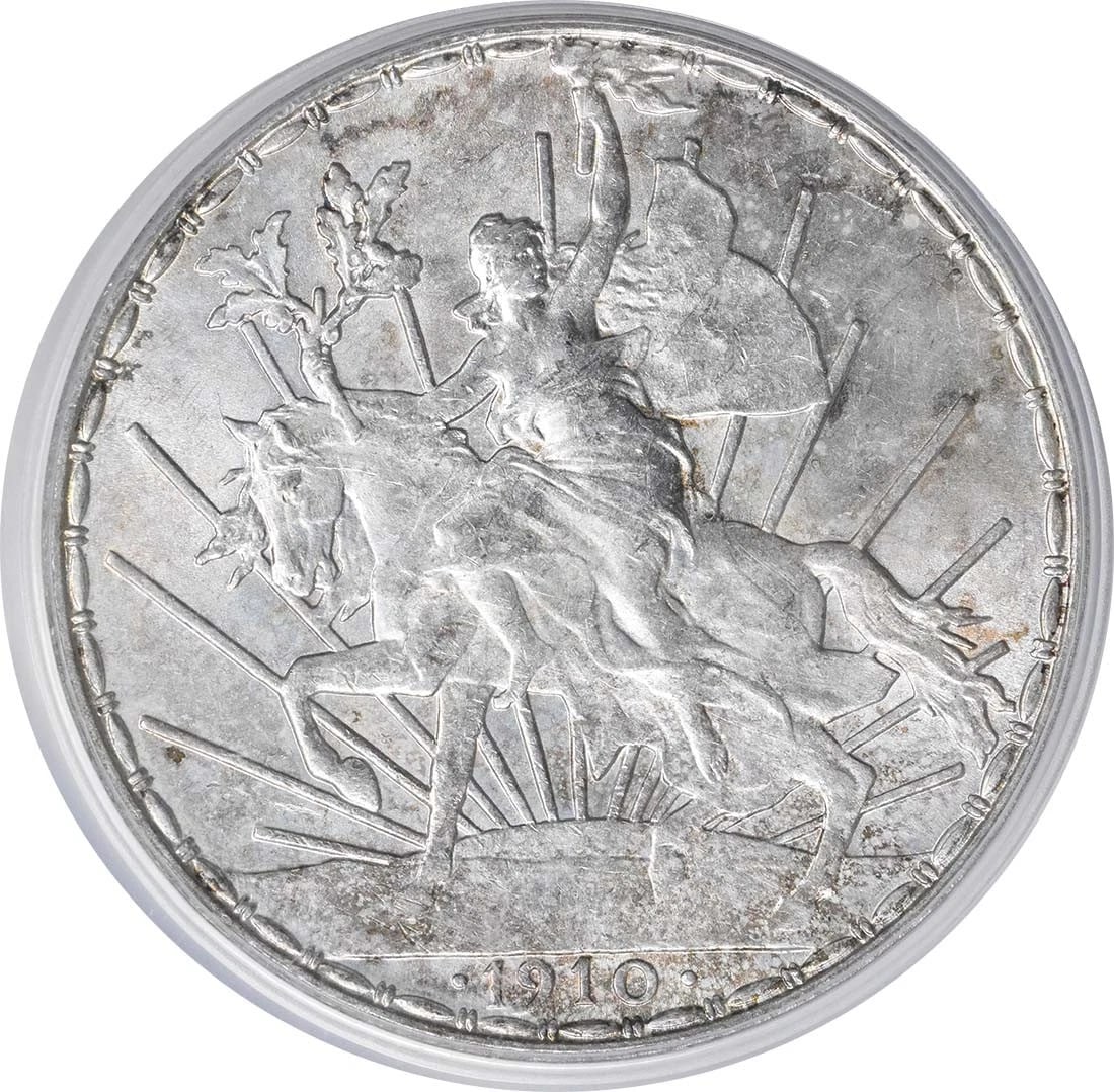 1910 MEXICO 1 PESO: 1910 Mexico 1 Peso Year: 1910 Composition: Silver Denomination: Country of Origin: Mexico Accessories: None Accessories Notice: When purchasing pre-owned goods, please refer to the photos of the
