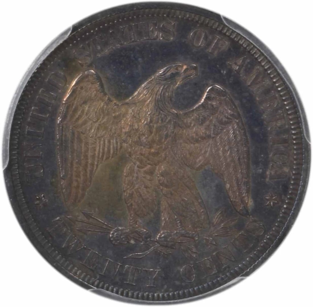 1877 TWENTY CENT SILVER PIECE - 2
