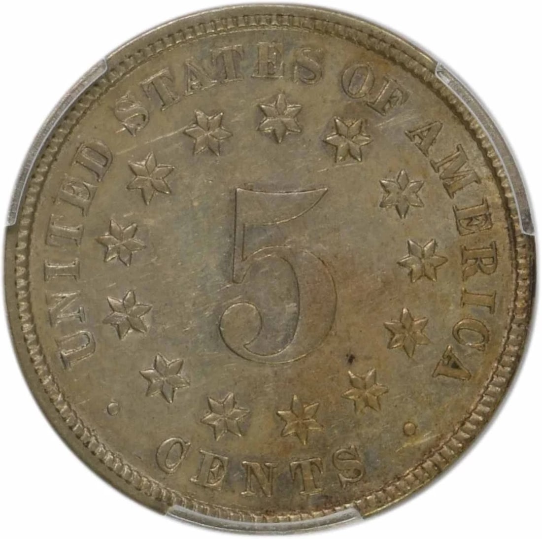 1883/2 SHIELD NICKEL - 2