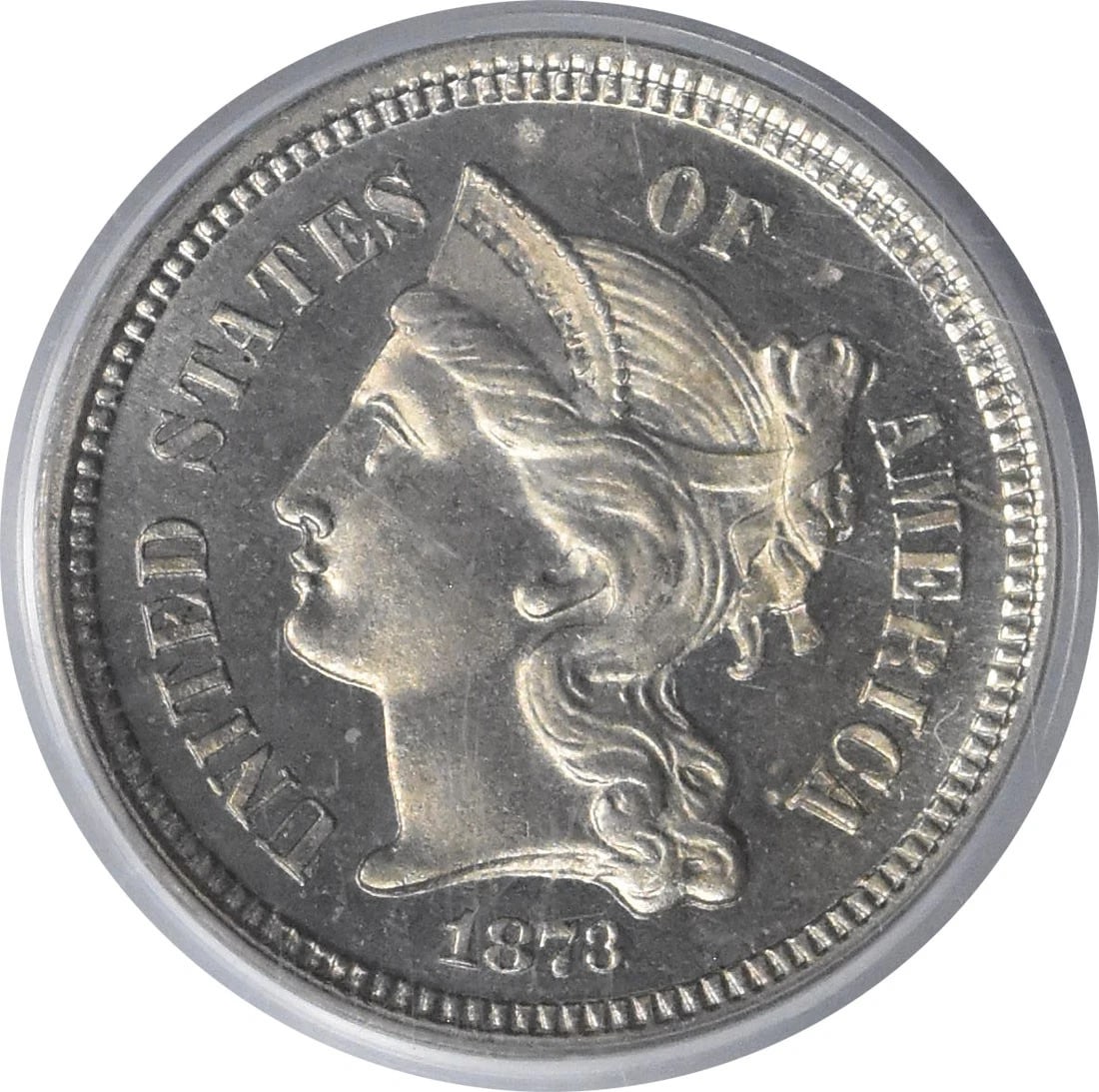 1873 THREE CENT NICKEL CLOSED: 1873 Three Cent Nickel Closed Year: 1873 Composition: 75% Copper, 25% Nickel Denomination: 3C Country of Origin: United States Accessories: None Accessories Notice: When purchasing pre-owned goods,