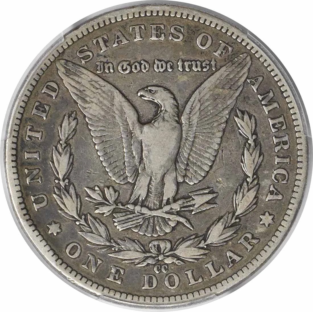 1889-CC MORGAN SILVER DOLLAR - 2