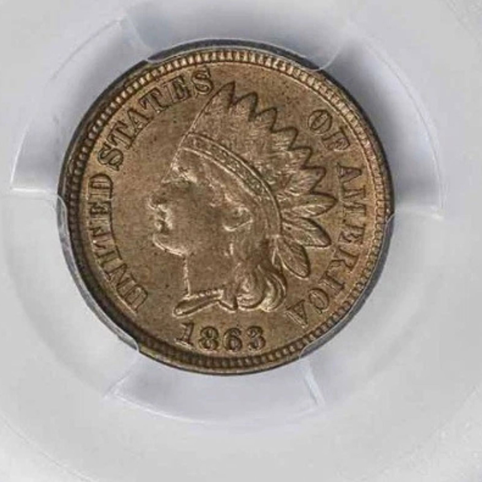 1863 INDIAN CENT - 2