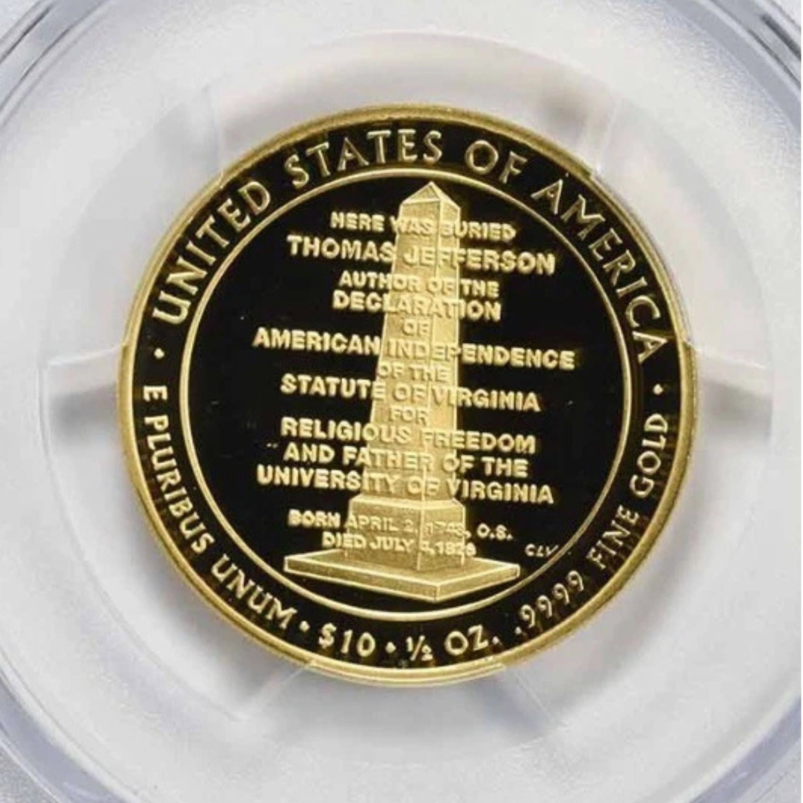 2007-W JEFFERSON'S LIBERTY FIRST SPOUSE: 2007-W Jefferson's Liberty First Spouse Year: 2007 Composition: Gold Denomination: Country of Origin: United States Accessories: None Accessories Notice: When purchasing pre-owned goods, please refer