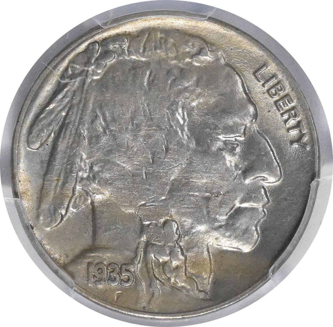 1935-S BUFFALO NICKEL: 1935-S Buffalo Nickel Year: 1935 Composition: Nickel Denomination: 5C Country of Origin: United States Accessories: None Accessories Notice: When purchasing pre-owned goods, please refer to the