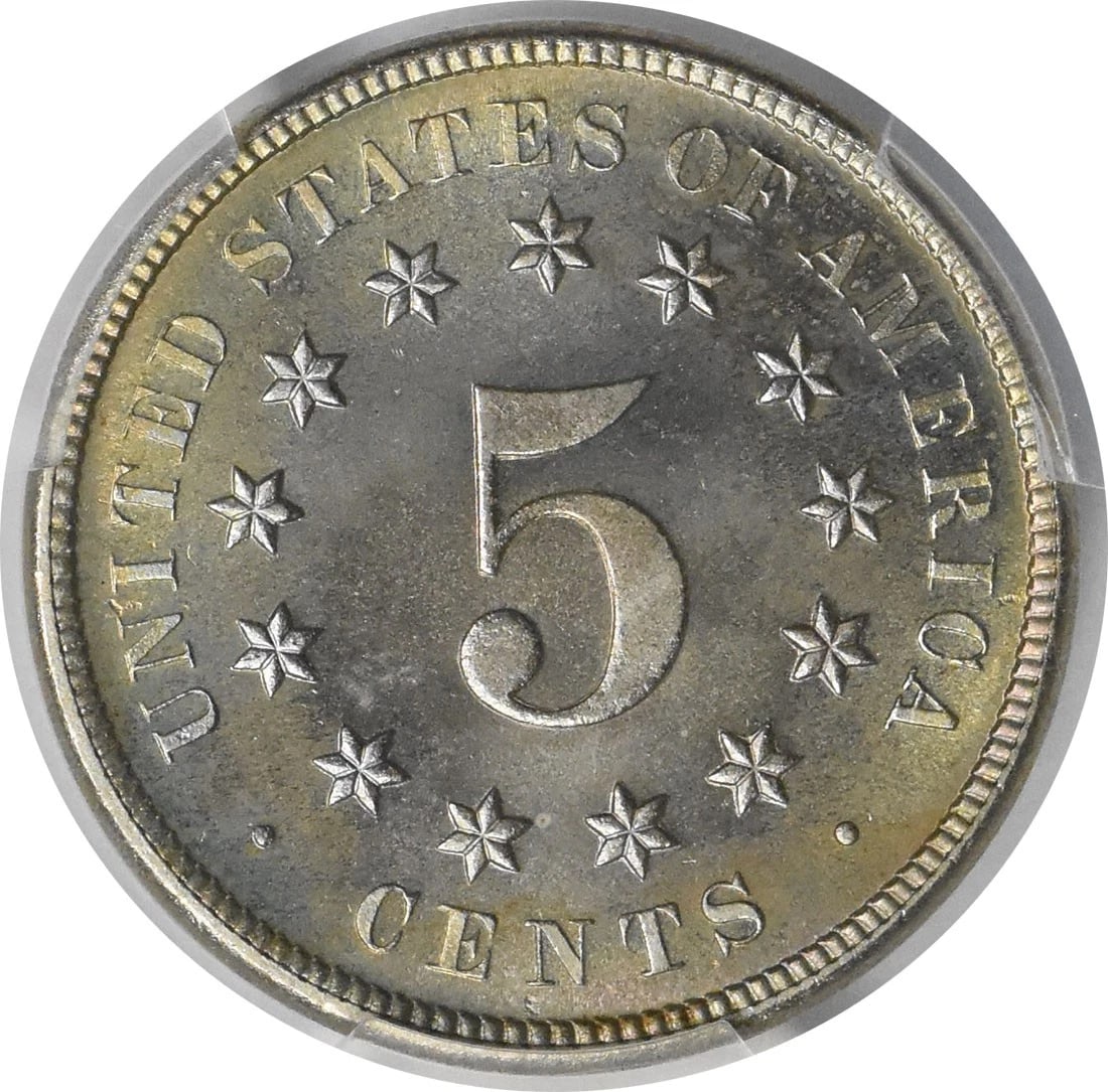 1879/8 SHIELD NICKEL - 2
