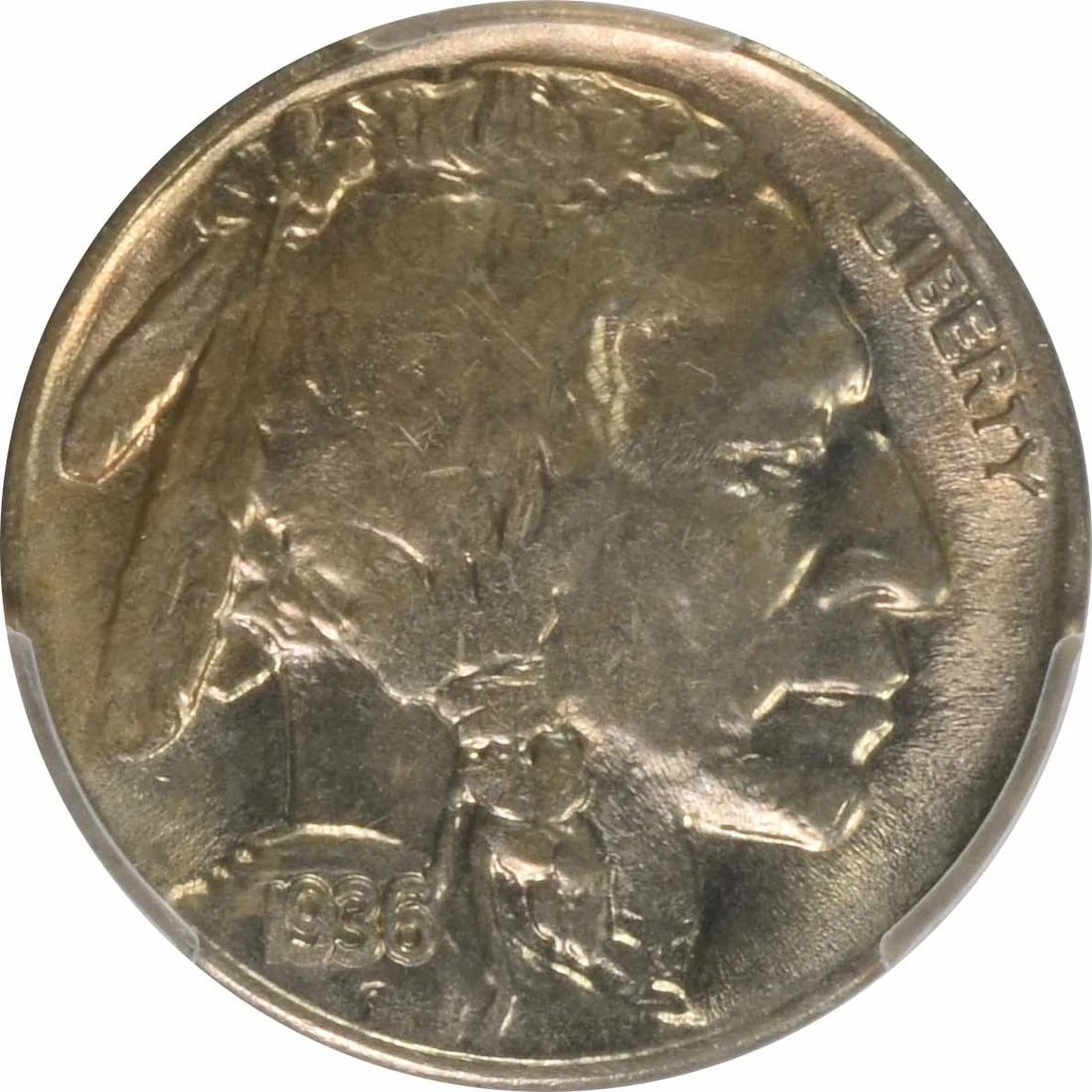 1936-S/S BUFFALO NICKEL: 1936-S/S Buffalo Nickel Year: 1936 Composition: 75% Copper, 25% Nickel Denomination: 5C Country of Origin: United States Accessories: None Accessories Notice: When purchasing pre-owned goods, please