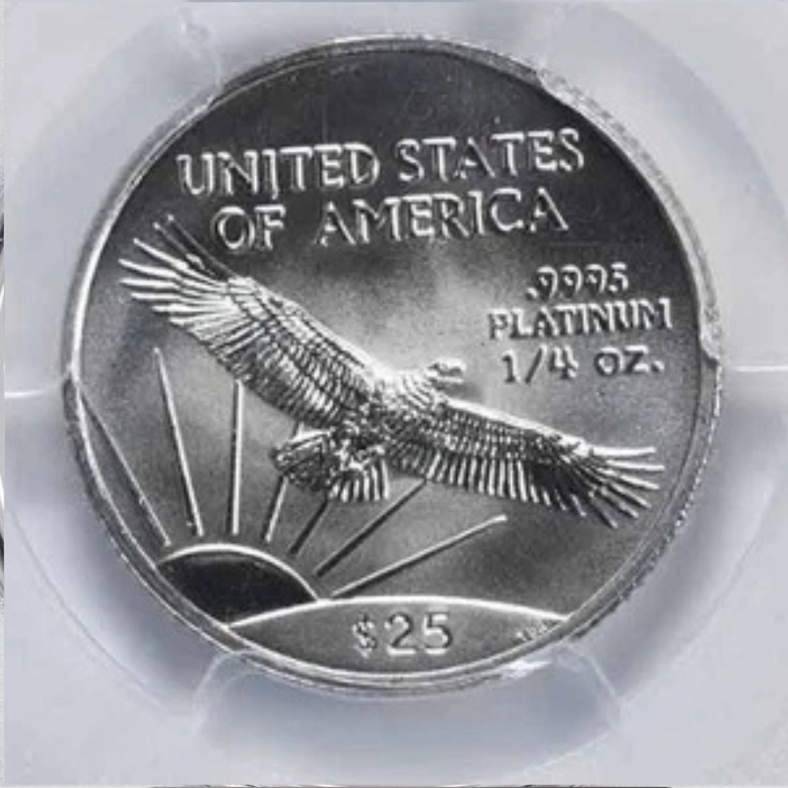 2002 $25 AMERICAN PLATINUM EAGLE - 2