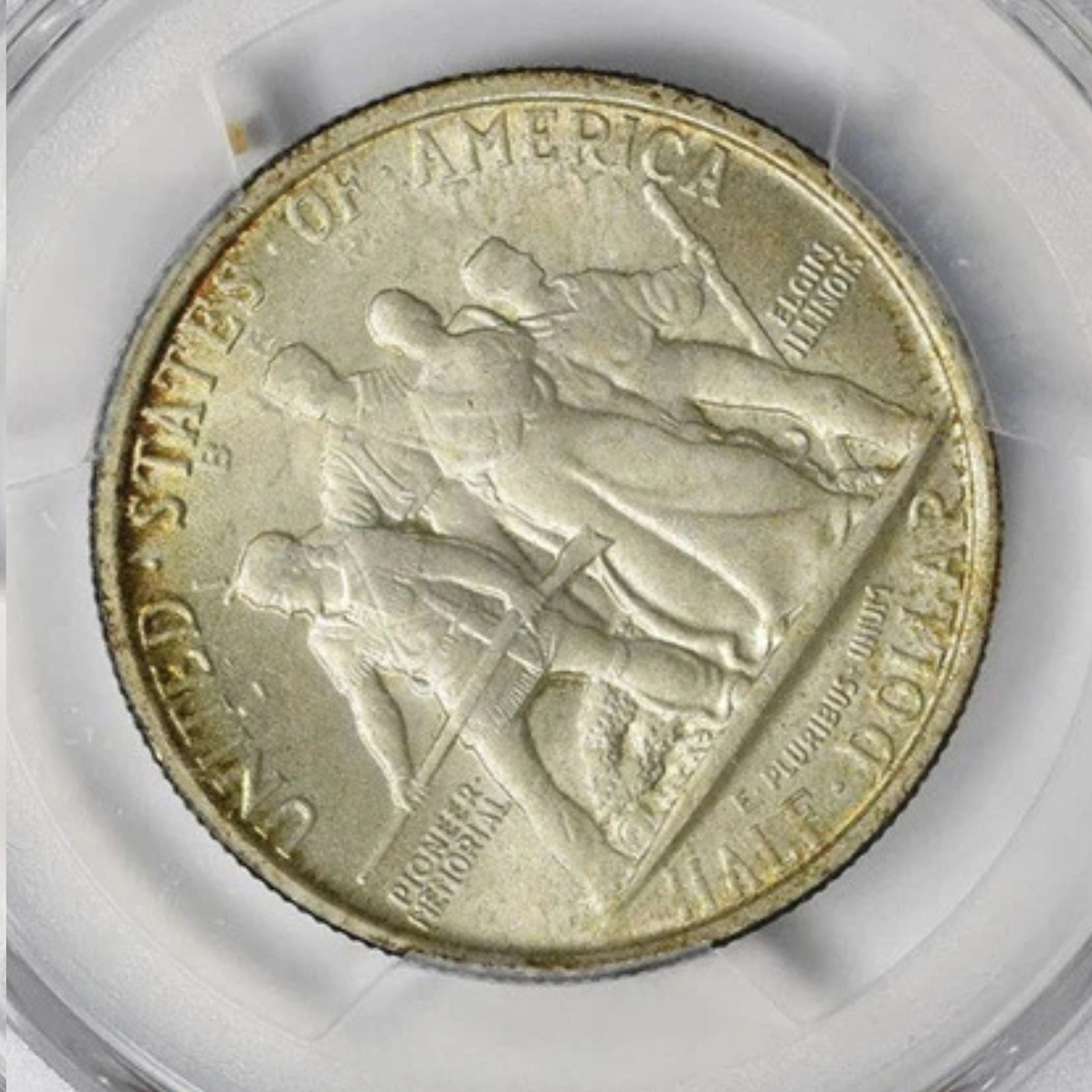 ELGIN COMMEMORATIVE SILVER HALF DOLLAR - 2