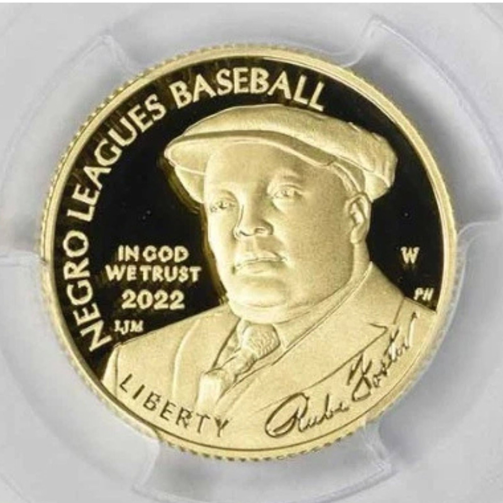2022-W NEGRO LEAGUES BASEBALL COMMEMORATIVE $5 GOLD (1 of 2)