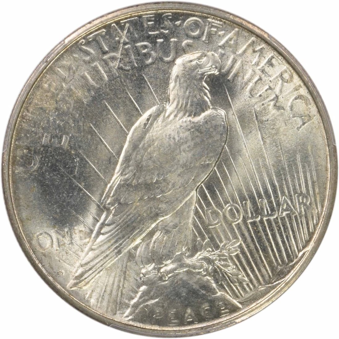 1926-D PEACE SILVER DOLLAR - 2