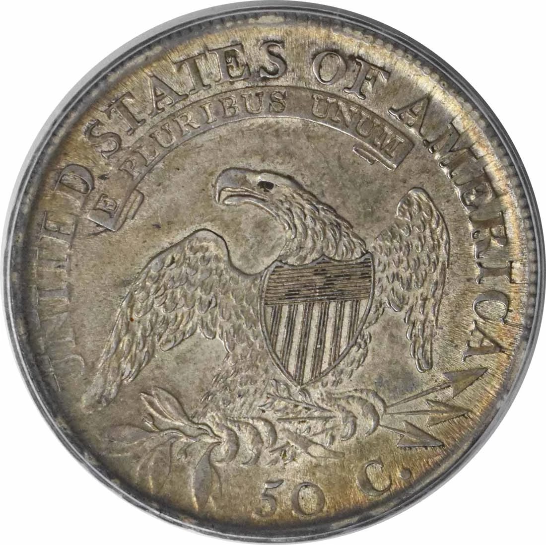 1811/10 BUST SILVER HALF DOLLAR - 2