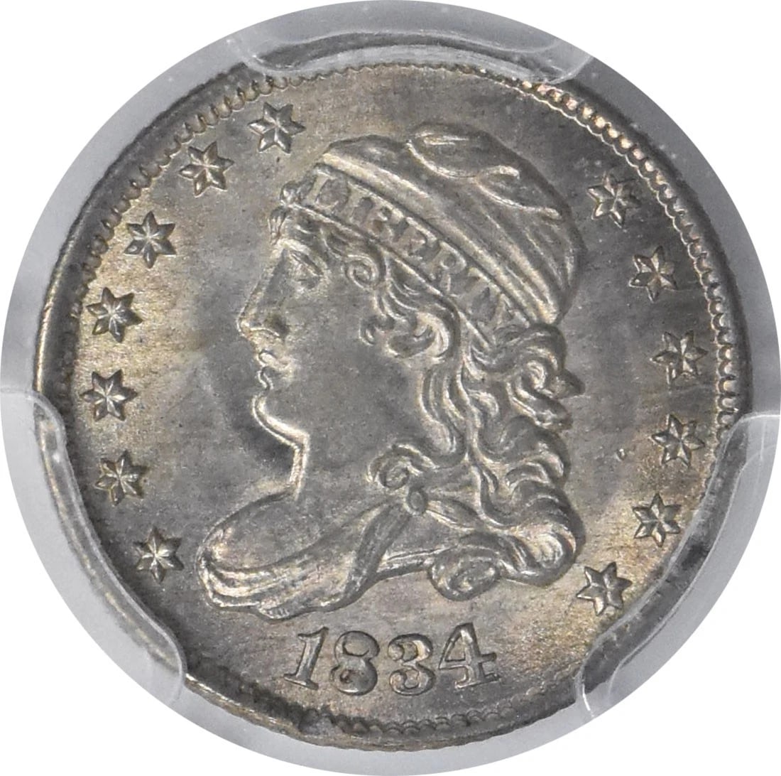 1834 BUST SILVER HALF DIME (1 of 2)