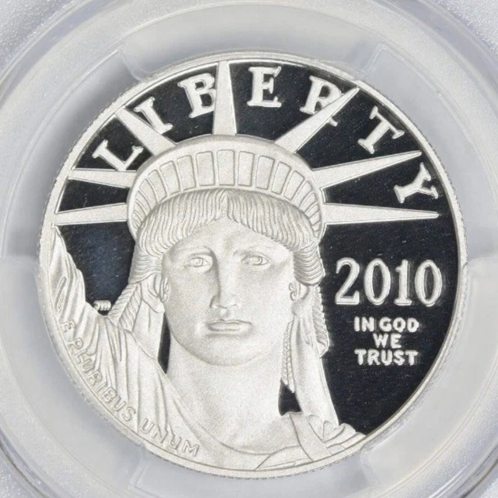 2010-W $100 AMERICAN PLATINUM EAGLE: 2010-W $100 American Platinum Eagle Year: 2010 Composition: 99.95% Platinum Denomination: Country of Origin: United States Accessories: None Accessories Notice: When purchasing pre-owned goods,