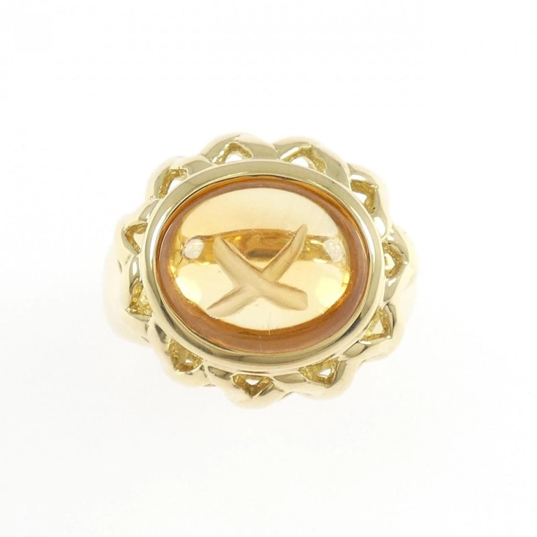 TIFFANY&CO. CITRINE RING - 2