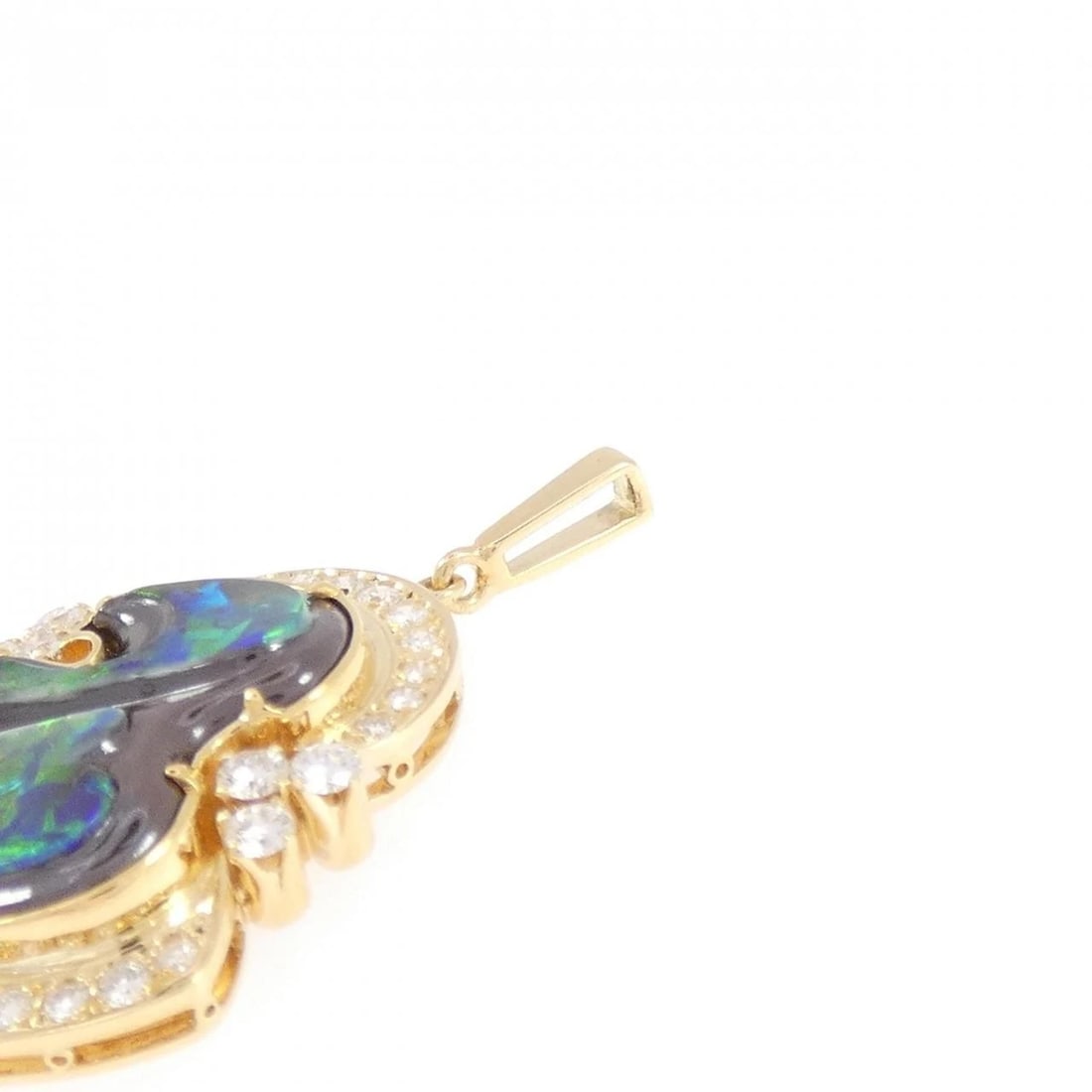 MIKIMOTO BOULDER OPAL PENDANT - 2
